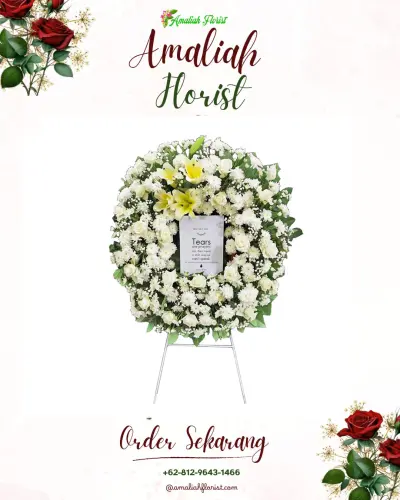 Krans Bunga Duka Cita di Undisan